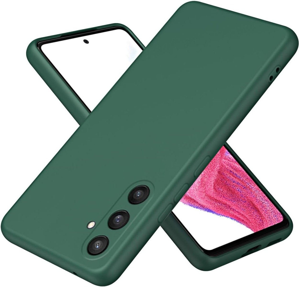 Metos spalvos deklas Samsung Galaxy S921 S24 Liquid Silicone Metos spalvos deklas Samsung Galaxy S921 S24 Liquid Silicone 1.5mm telefonui su kamera ir mygtuku isvaizda