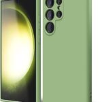 Metos spalvos deklas Samsung S918 S23 Ultra 5G liquid silicone 1.5mm isviluppa telefona aplinka