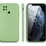 Metos spalvos silikoninis deklas Xiaomi Redmi 10C Liquid Silicone 1.5mm is skiriantys gaminio pavirsiu