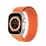 Oranžinė apyrankė Dux Ducis GS Series Apple Watch 38 40 41mm storu nailoniniu dirželiu