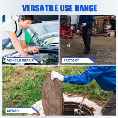 Paieskos magnetas Reach FH-85 įvairiose situacijose automobilių remonto, fabriko ir kanalizacijos darbams