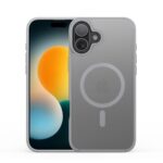 pilkas deklas apple iphone 17 dux ducis yind permatomu kampu su magnetiniu ziedu