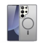 Pilkas dėklas Samsung S938 S25 Ultra Dux Ducis Yind su matiniu paviršiumi ir išpjova kamerai