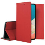 Raudonas atverčiamas dėklas Samsung Galaxy A536 A53 5G Smart Magnet