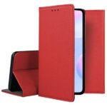 Raudonas atverčiamas dėklas Xiaomi Redmi 9A su magnetine apsauga