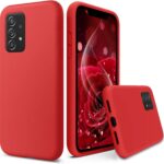 Raudonas dėklas amsung a235 a23 4g a236 a23 5g x-level guardian telefonui