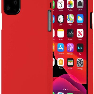 Raudonas dėklas Apple iPhone 11 Pro Mercury Soft su lanksčia ir lygiu paviršiumi