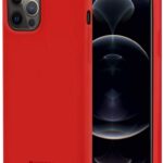 Raudonas dėklas Apple iPhone 12 Pro Max Mercury Soft su minkšta matinė apdaila