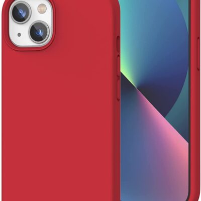 Raudonas dėklas Apple iPhone 13 Mini X-level Dynamic su matiniu paviršiumi ir tiksliais išpjovomis kamerai