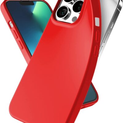 Raudonas deklas Apple iPhone 14 Pro Mercury Soft aplink isvaizda