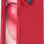 Raudonas dėklas Apple iPhone 15 X-level Dynamic su matiniu paviršiumi ir tiksliais išpjovomis kameroms