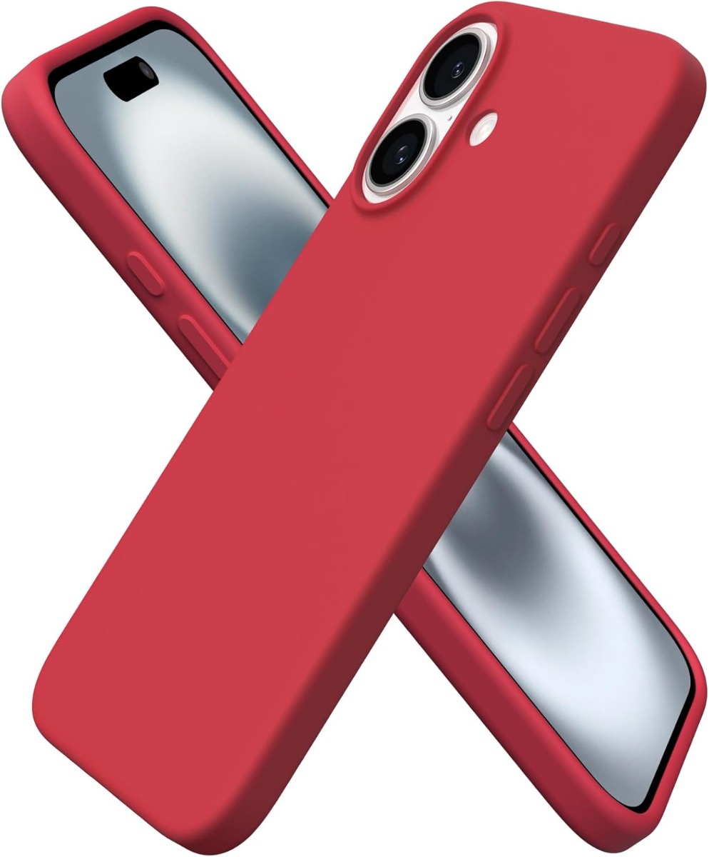 Raudonas dėklas Apple iPhone 16 X-level Guardian Raudonas dėklas Apple iPhone 16 X-level Guardian su užapvalintais kampais ir matiniu paviršiumi