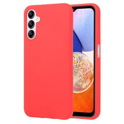 Raudonas dėklas Samsung A165 A16 4G su matiniu paviršiumi