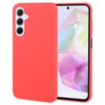 Raudonas deklas Samsung A356 A35 5G Mercury Soft su trimis kameromis ir minimalistisku dizainu