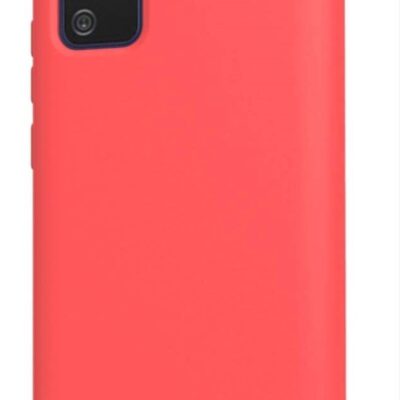 Raudonas dėklas Samsung Galaxy A025 A02s Mercury Soft su kamerų išpjova