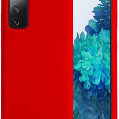 Raudonas dėklas Samsung Galaxy A035 A03s Mercury Silicone su trimis fotoaparato objektyvais
