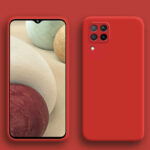 Raudonas dėklas Samsung Galaxy A225 A22 4G X-level Dynamic su matiniu paviršiumi ir apsauga kamerai