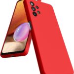 Raudonas dėklas Samsung Galaxy A235 A23 4G Mercury Silicone silikoninis