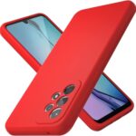 Raudonas dėklas Samsung Galaxy A536 A53 5G X-level Dynamic su matiniu paviršiumi ir išpjova kamerai