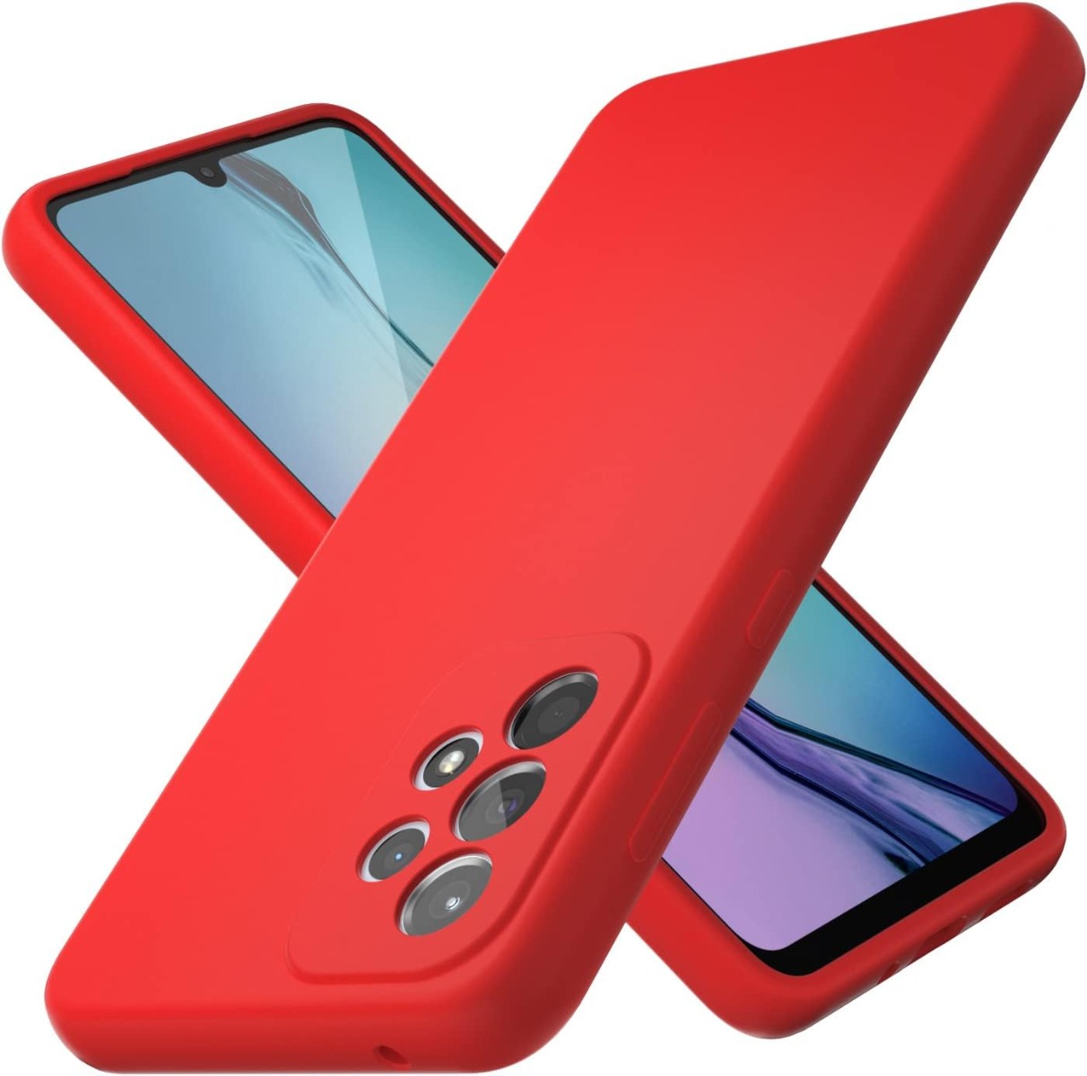 Raudonas dėklas Samsung Galaxy A536 A53 5G X-level Dynamic Raudonas dėklas Samsung Galaxy A536 A53 5G X-level Dynamic su matiniu paviršiumi ir išpjova kamerai