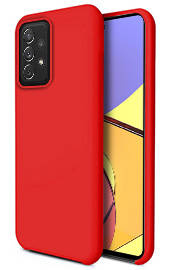 Raudonas dėklas Samsung Galaxy A736 A73 5G X-level Dynamic matomas iš šono su atvira priekinė dalimi