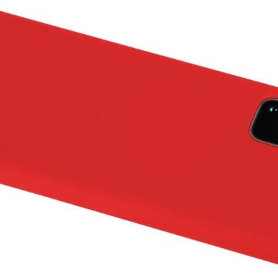 Raudonas dėklas Samsung Galaxy G986 S20 Plus Mercury Soft su juodu kamerų apvalkalu