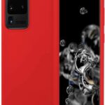 Raudonas dėklas Samsung Galaxy G988 S20 Ultra Mercury Soft modelio su matiniu paviršiumi ir pilnai uždengiančiomis kraštinėmis
