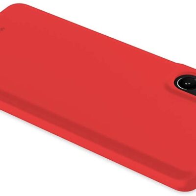 Raudonas dėklas Samsung Galaxy S21 Plus Mercury Soft su kamera atvira vieta