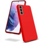 Raudonas dėklas Samsung Galaxy S22 Plus Mercury Silicone minkštas ir lygus paviršius