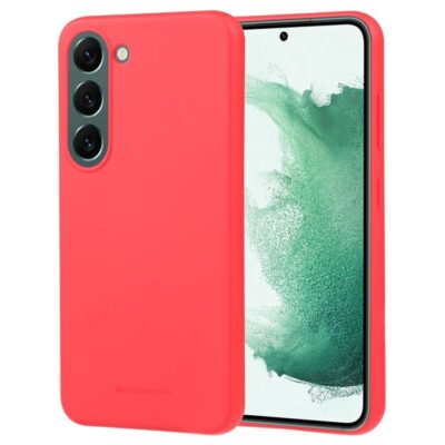 Raudonas dėklas Samsung Galaxy S711 S23 FE Mercury Soft matomas iš priekio ir nugarėlės
