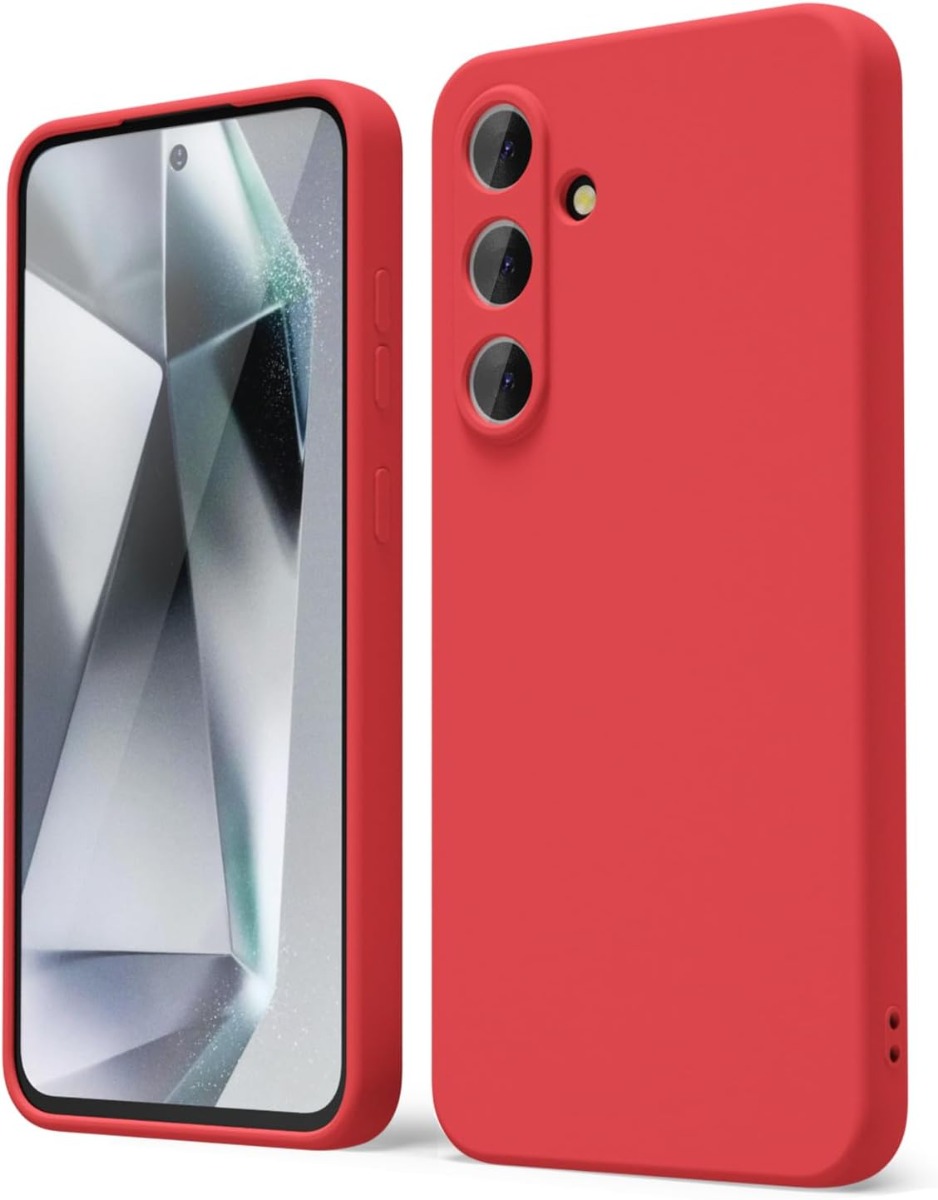 Raudonas dėklas Samsung S721 S24 FE Liquid Silicone Raudonas dėklas Samsung S721 S24 FE Liquid Silicone 1.5mm aplink telefoną