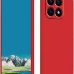 Raudonas dėklas Xiaomi Poco X6 Pro 5G Liquid Silicone 1.5mm aplinkui telefoną