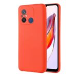 Raudonas dėklas Xiaomi Redmi 11A 12C Poco C55 telefonui su apsauga aplink kameras ir kraštus