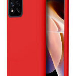 Raudonas dėklas Xiaomi Redmi Note 11 Pro ir Note 11 Pro Plus 5G telefonams patogiam naudojimui ir apsaugai