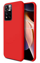 Raudonas dėklas Xiaomi Redmi Note 11 Pro ir Note 11 Pro Plus 5G telefonams patogiam naudojimui ir apsaugai