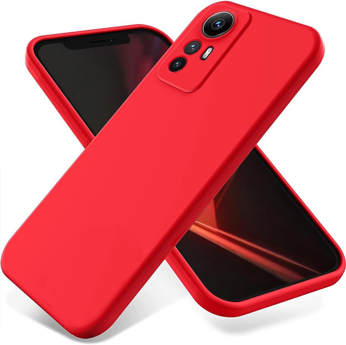 Raudonas dėklas Xiaomi Redmi Note 12S X-level Dynamic Raudonas dėklas Xiaomi Redmi Note 12S telefonui su minkšta ir lygiu paviršiumi