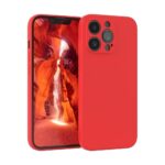 Raudonas dėklas Xiaomi Redmi Note 14 5G Liquid Silicone, apgaubtas aplink telefoną