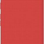 Raudonas plastikinis dėklas Google Pixel 7A 5G su tekstūruota paviršiaus struktūra