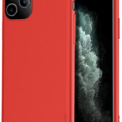 Raudonos spalvos dėklas Apple iPhone 11 Pro X-level Guardian su matiniu paviršiumi ir išpjovomis kameroms