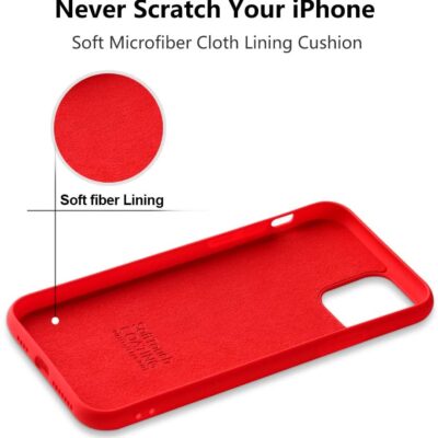 Raudonos spalvos dėklas Apple iPhone 11Pro Max X-level Dynamic su minkštu mikropluošto pamušalu viduje