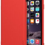 Raudonos spalvos dėklas Apple iPhone 6 6S X-level Guardian su lygiu paviršiumi ir tiksliais išpjovimais