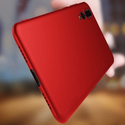 Raudonos spalvos dėklas Huawei P20 Pro P20 Plus X-level Guardian su tiksliais išpjovais kamerai ir mygtukams