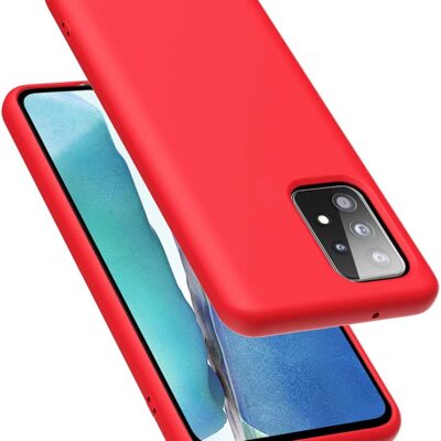 Raudonos spalvos dėklas Samsung Galaxy A525 A52 / A526 A52 5G X-level Dynamic telefonei