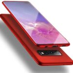 Raudonos spalvos dėklas Samsung Galaxy G973 S10 X-level Guardian matomas iš skirtingų kampų