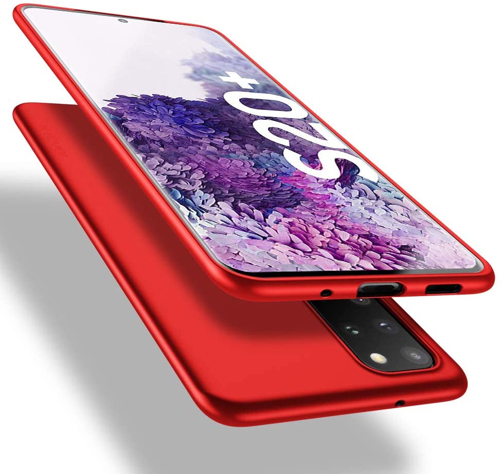Raudonos spalvos dėklas Samsung Galaxy G986 S20 Plus X-level Guardian Raudonos spalvos dėklas Samsung Galaxy G986 S20 Plus X-level Guardian, uždengiantis telefoną ir jo kamerą