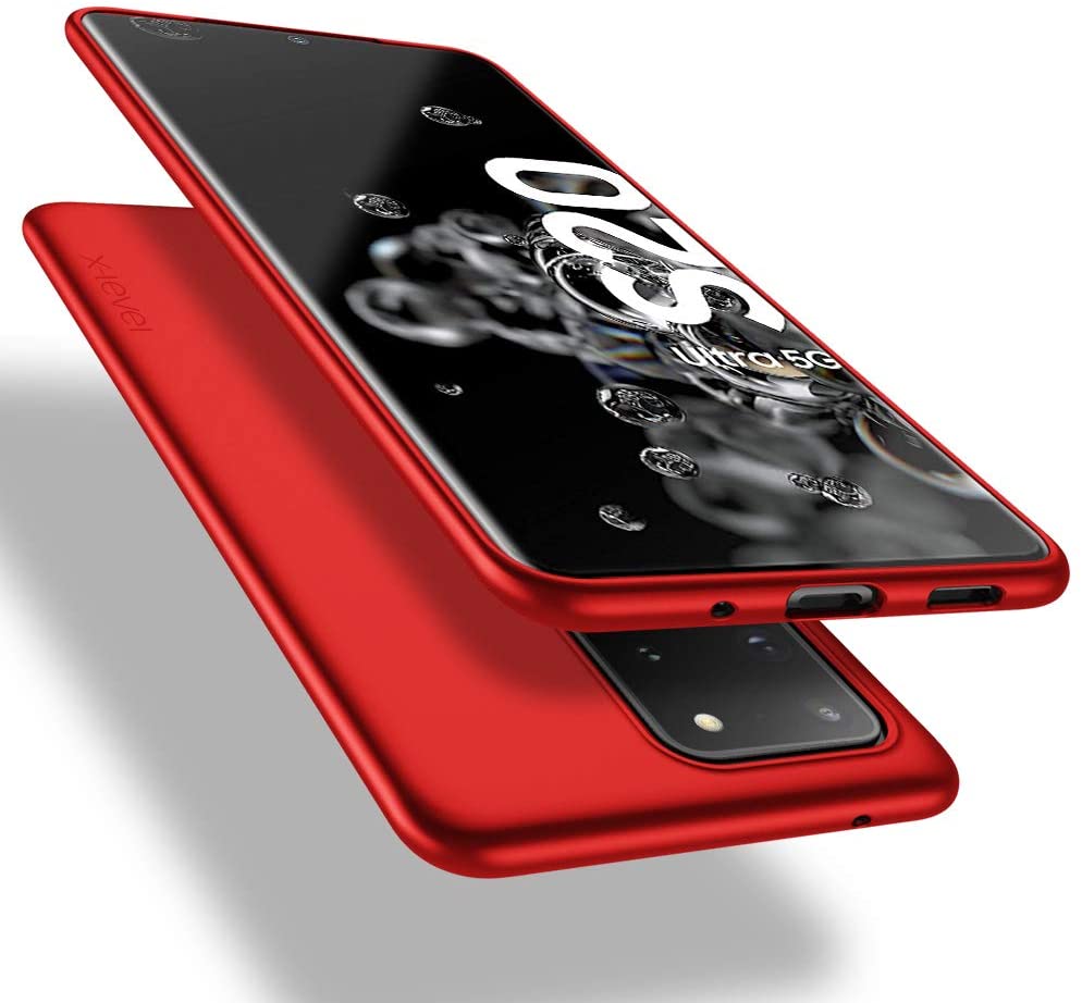 Raudonos spalvos dėklas Samsung Galaxy G988 S20 Ultra X-level Guardian Raudonos spalvos dėklas Samsung Galaxy G988 S20 Ultra X-level Guardian su matiniu paviršiumi ir tiksliomis angomis