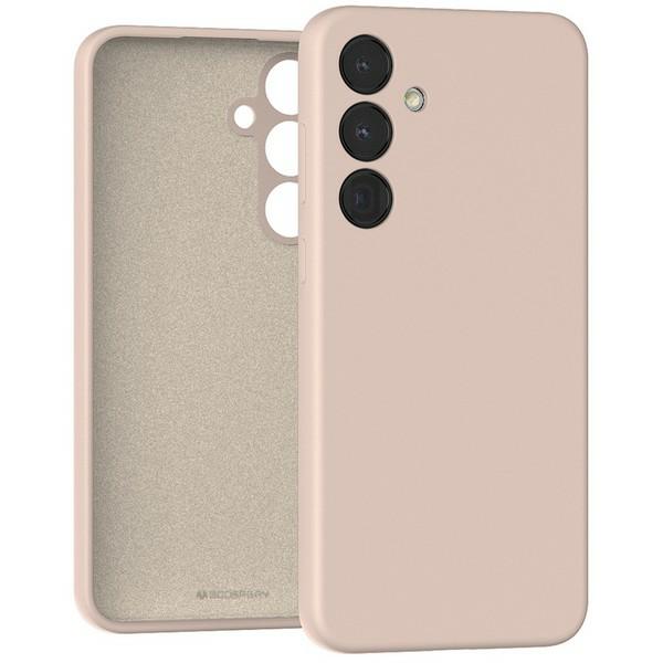 Rausvas dėklas Samsung A155 A15 4G / A156 A15 5G Mercury Silicone Rausvas dėklas Samsung A155 A15 4G / A156 A15 5G Mercury Silicone su trimis kamerų angomis