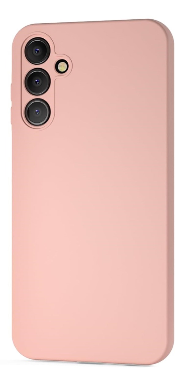 Rausvas dėklas Samsung Galaxy A155 A15 4G Liquid Silicone 1.5mm Rausvas dėklas Samsung Galaxy A155 A15 4G su skystos silikono medžiaga ir trimis kameros angomis