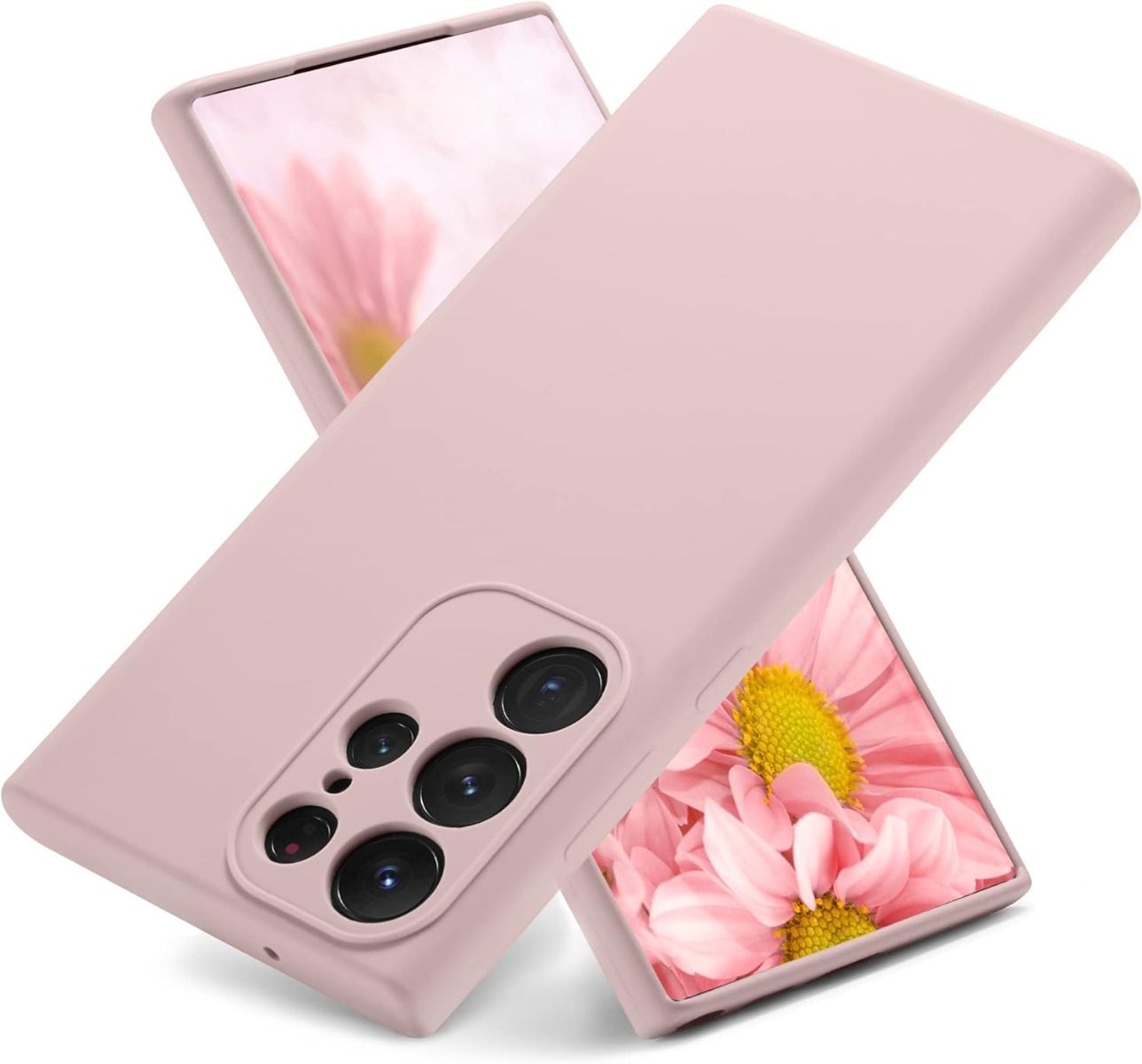 Rausvas dėklas Samsung S938 S25 Ultra Liquid Silicone 1.5mm Rausvas dėklas Samsung S938 S25 Ultra Liquid Silicone 1.5mm su kamera ir ekrano apsauga