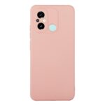 Rausvas dėklas Xiaomi Redmi 11A 12C Poco C55 X-level Dynamic su kamera ir žalia apdaila